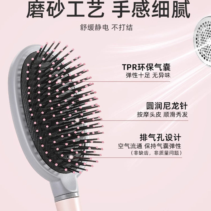 Comb Air Cushion Comb for Women's Long Hair Curly Hair Artifact Home Head Scalp Massage Meridian Air Bag Comb Fluffy - image 2