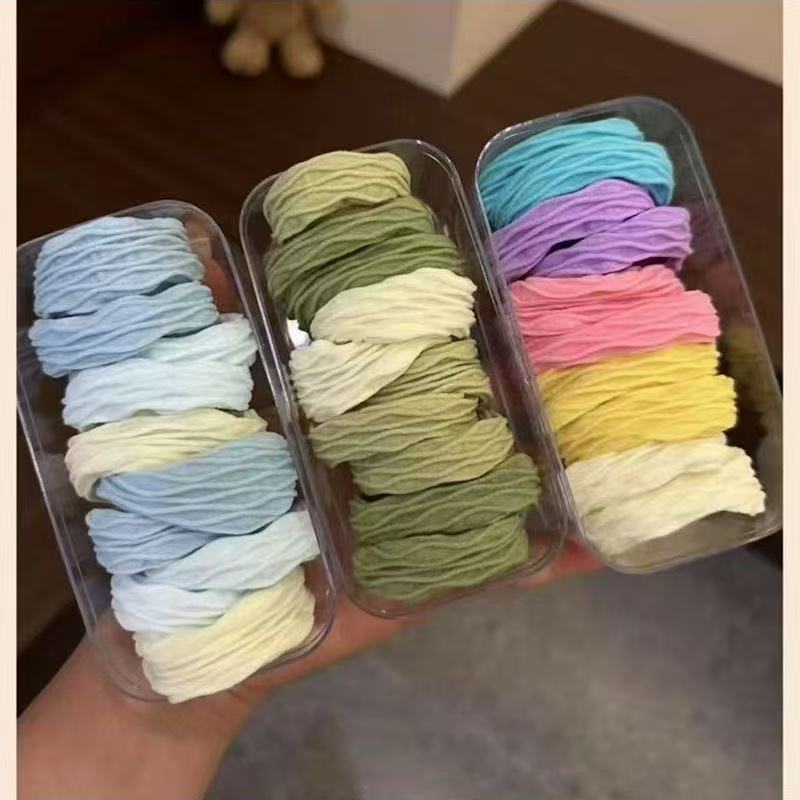 2025 New Ultra-Soft High-Elasticity Hair Ties, Extremely Durable High Ponytail Boxed Premium Hair Ropes, Rubber Bands for Tying Hair - image 1