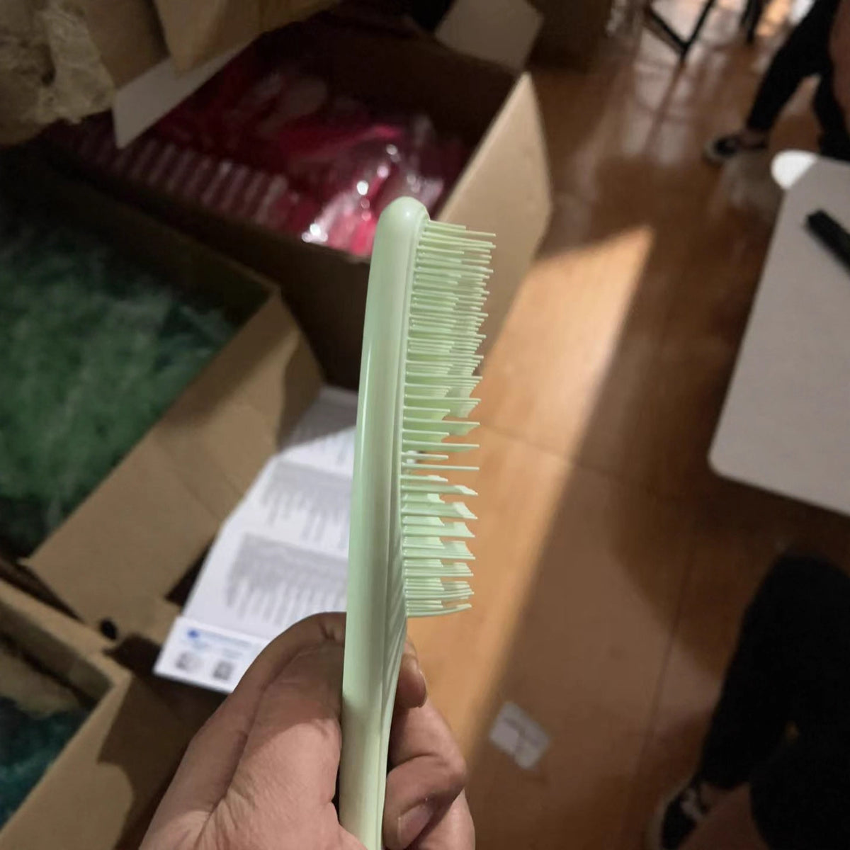 4Tt Smart Comb Similar to the Princess's Style, Anti-Tangle Curly Hair Comb, Korean Version Long Hair Massage Comb, New Model for Home Use, Hair Extension Learn - image 4