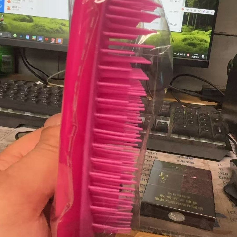 4Tt Smart Comb Similar to the Princess's Style, Anti-Tangle Curly Hair Comb, Korean Version Long Hair Massage Comb, New Model for Home Use, Hair Extension Learn - image 5