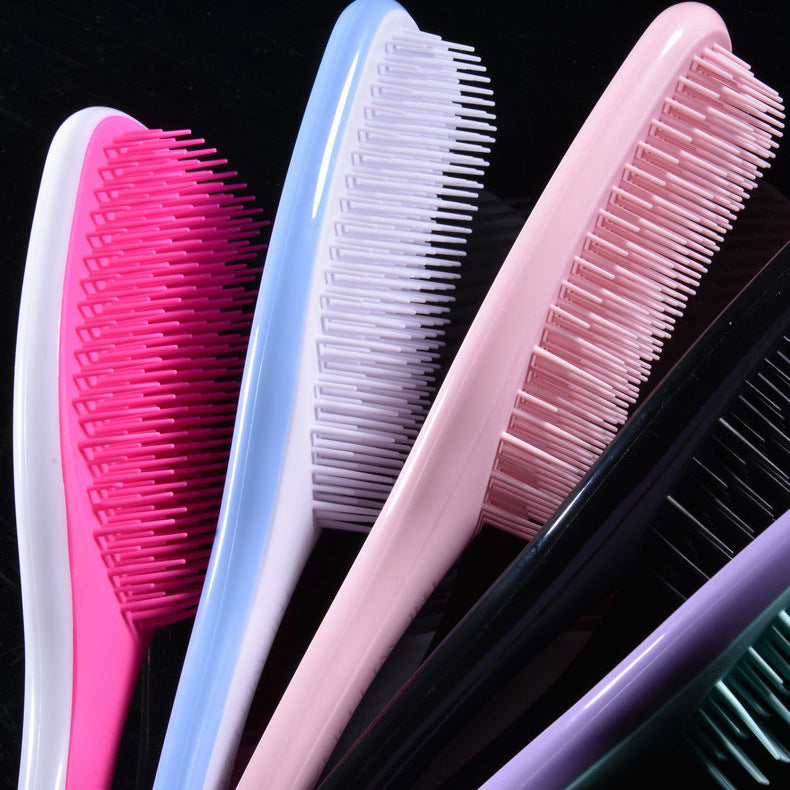 Cross-Border Smooth Hair Massage Comb for Women with Curly Hair Air Bag Comb Anti-Knot Air Cushion Comb for Women Home Anti-Static Portable Comb - image 4