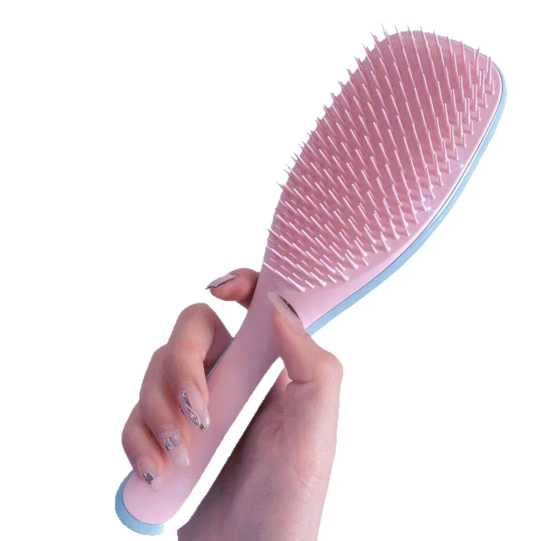 Cross-Border Smooth Hair Massage Comb for Women with Curly Hair Air Bag Comb Anti-Knot Air Cushion Comb for Women Home Anti-Static Portable Comb - image 5