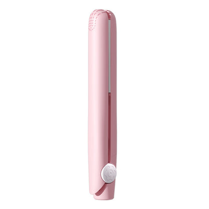 Solid Color Mini Dual-Use Hair Straightener and Curler for Women, Small Straightening and Curling Iron for Bangs - image 5