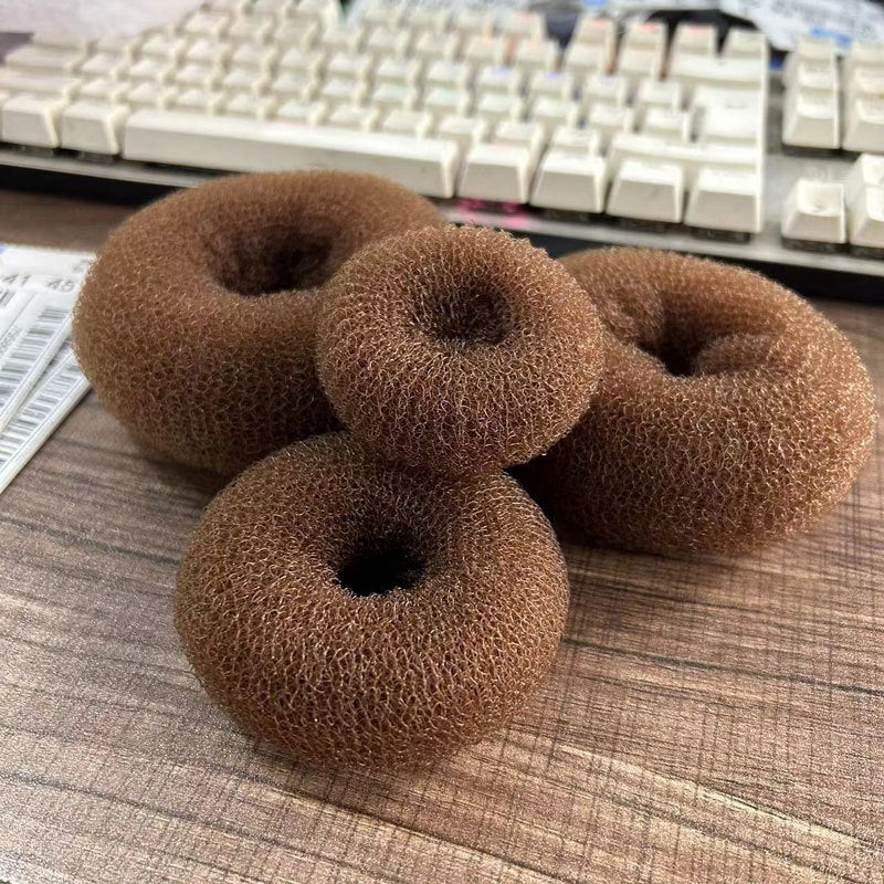 Cross-Border Hot-Selling Donut Women's Ball Hair Twister Braider Flower Bud Hair Tie Hair Twister Wholesale - image 1