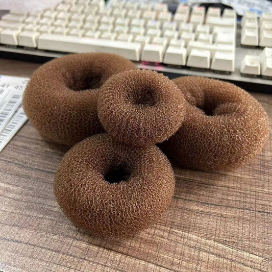 Cross-Border Hot-Selling Donut Women's Ball Hair Twister Braider Flower Bud Hair Tie Hair Twister Wholesale - image 1
