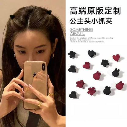 Cross-Border Hot-Selling Mini Small Bangs Clip Princess Hair Small Claw Clip Hairpin Hair Clip Side Braided Hair Accessory - image 2