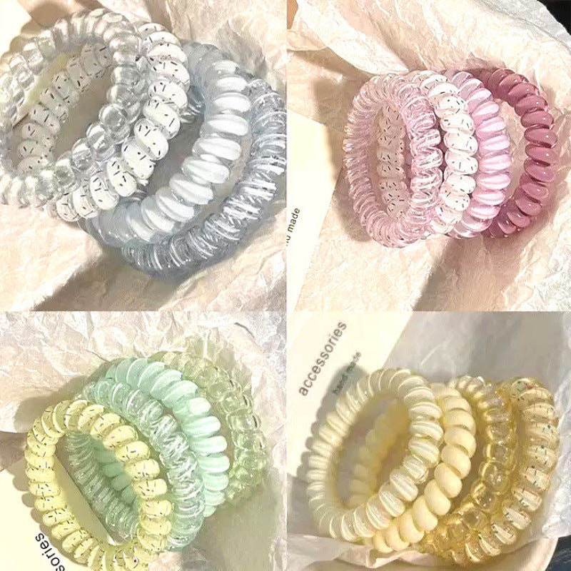 Korean Girl Meteor Shower Grape Coconut Hair Band Summer Suit High Elasticity Fresh and Versatile Ins Style - image 1