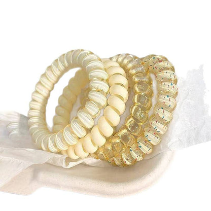 Korean Girl Meteor Shower Grape Coconut Hair Band Summer Suit High Elasticity Fresh and Versatile Ins Style - image 5