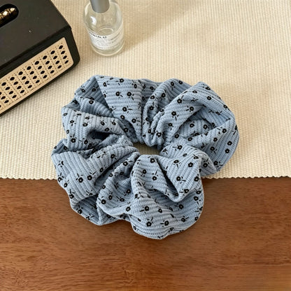 2025 Early Spring Sea Salt Blue High-End Scrunchie, Brightening Lazy Style Hair Tie, New Accessory Scrunchie - image 4