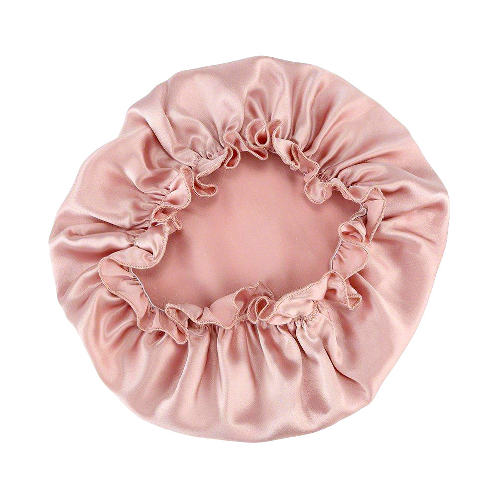 19 Mumi Silk Nightcap 100% Mulberry Silk Shower Cap Women's Home Hair Cap Hair Care Silk Lace Nightcap - image 5