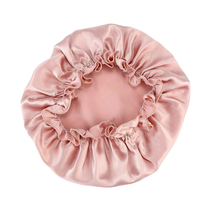 19 Mumi Silk Nightcap 100% Mulberry Silk Shower Cap Women's Home Hair Cap Hair Care Silk Lace Nightcap - image 5