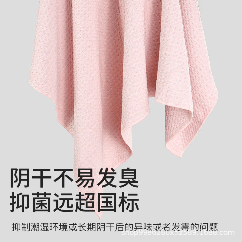 Carefully Selected Antibacterial Waffle Hair Drying Cap for Women, Super Absorbent Quick-Dry Hair Towel, Thickened Head Wrap, Thickened Version - image 2