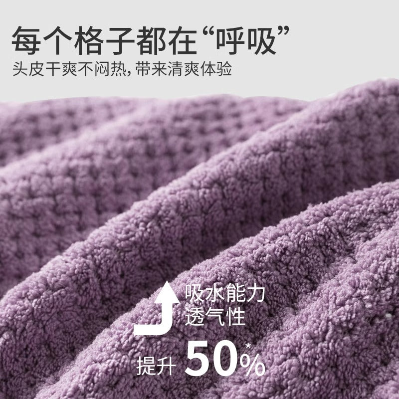 Women's Thickeneded Super Absorbent Hair Drying Cap, Head Towel, Quick-Drying Hair Towel, 5 New Double-Layer Shower Caps - image 4