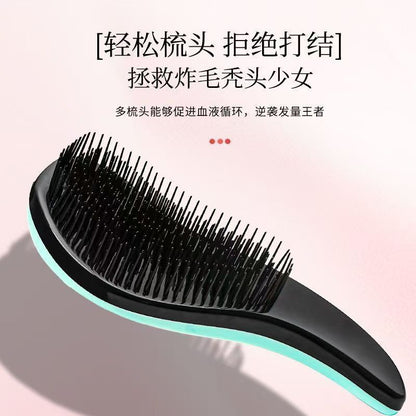 Factory Direct Supply Large Tt Comb Anti-Tangle Hairdressing Comb Princess Smoothing Comb Empress Comb Women's Curly Hair Wig Comb - image 4