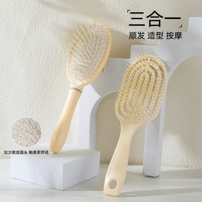 Fluffy Air Cushion Comb Long Hair Comb Set Combination Air Bag Straight Hair Comb Student Dormitory Female Home Curly Hair Massage Comb - image 2