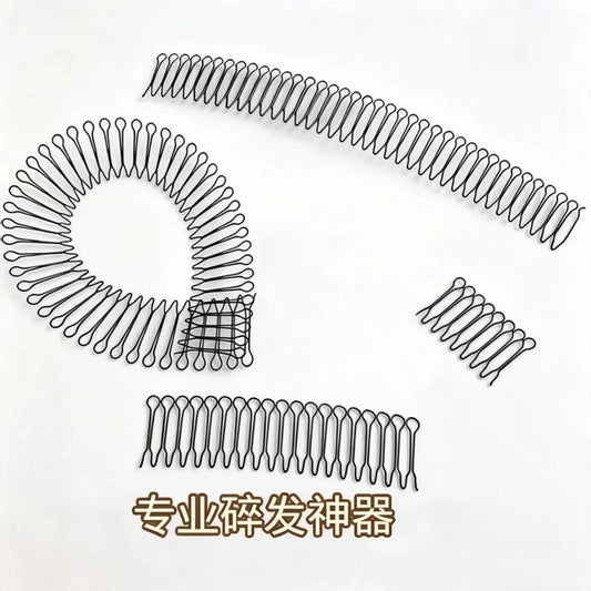 Titanium Steel Hair Accessories Hair Clip Set Invisible Back of the Head Clip Children's Hair Bun Maker Hairband Hairpin - image 1