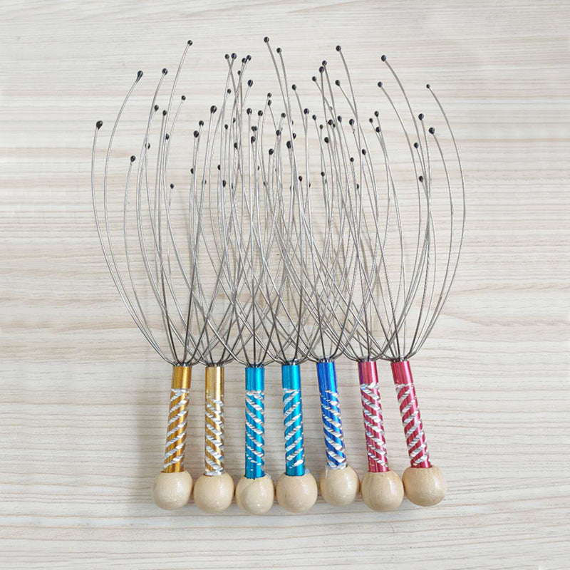 Steel Wire Head Massager Octopus Scalp Massage Claw Soul Extractor/Head Scratcher Foreign Trade Hot Style - image 3