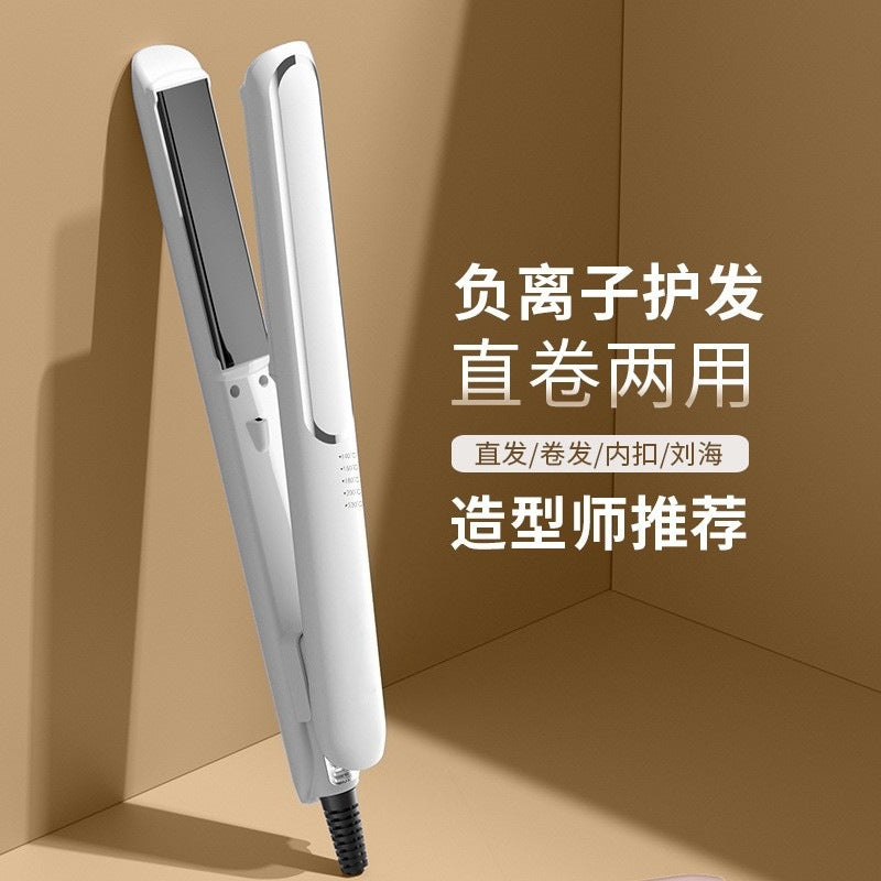 [Exclusive for Old Customers] Sobom Cross-Border Electric Splint Straight and Curling Dual-Purpose Curling Iron Straightening Plate Hair Straightener Export - image 2
