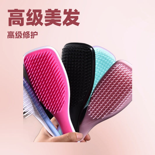 Cross-Border Factory Princess Hair Smoothing Massage Comb for Women with Curly Hair Airbag Comb Anti-Knot Household Air Cushion Comb Tt Comb - image 2