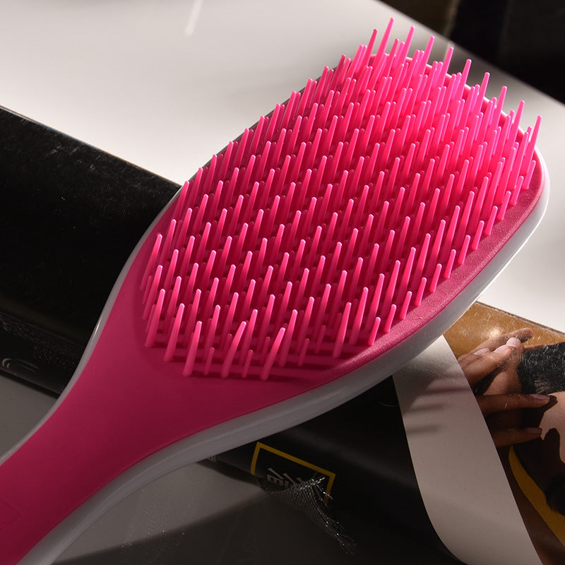Cross-Border Factory Princess Hair Smoothing Massage Comb for Women with Curly Hair Airbag Comb Anti-Knot Household Air Cushion Comb Tt Comb - image 3