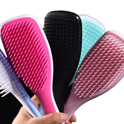 Cross-Border Factory Princess Hair Smoothing Massage Comb for Women with Curly Hair Airbag Comb Anti-Knot Household Air Cushion Comb Tt Comb - image 5