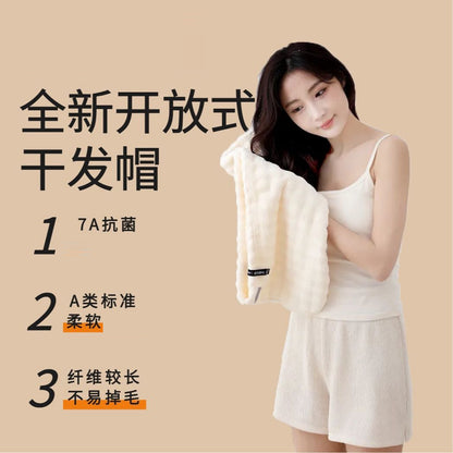 2025 New Model Hair Drying Cap, Super Absorbent, Quick-Drying, Large Size, Extra Thick, for Drying Long Hair, Specifically for Women, Bath Towel - image 2