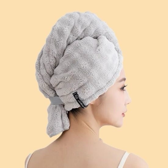 2025 New Model Hair Drying Cap, Super Absorbent, Quick-Drying, Large Size, Extra Thick, for Drying Long Hair, Specifically for Women, Bath Towel - image 4