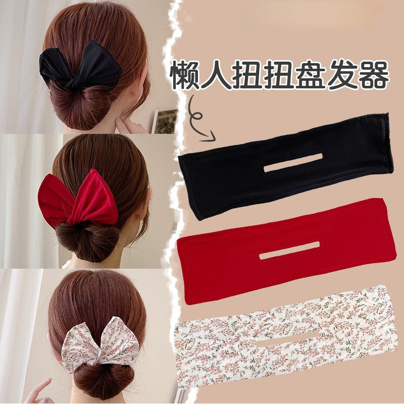 Lazy Twist Clip Hair Styler New Ball Head Bow Hair Styling Headwear Women's Summer Hair Tie Hair Accessories Wholesale - image 1