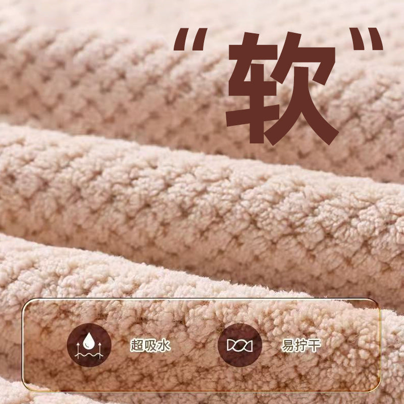 Long Hair Drying Cap for Women, One-Piece, Strong Water Absorption, Quick-Drying, Hair Drying Towel, Large Hair Towel, Cross-Border Wholesale - image 3