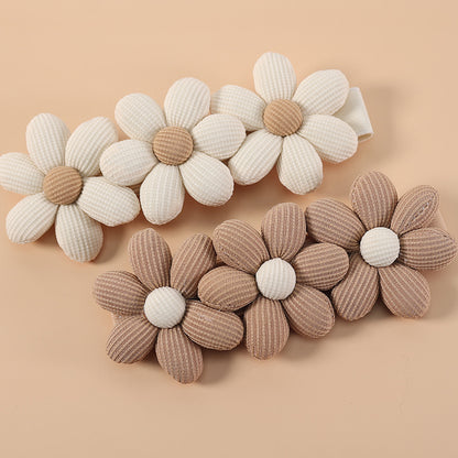 New Cotton-Filled Decorative Flowers for DIY Clothing, Hair Clips, Headwear, Shoe Accessories, Three-Dimensional Cute Textile Flowers - image 3