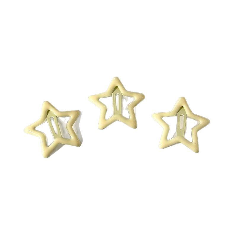 Star Hairpin Women's Hair Trim Side Clip Side Bangs Clip Five-Pointed Star Bb Clip Cute Kidsren's Hairpin Clip Headwear - image 5