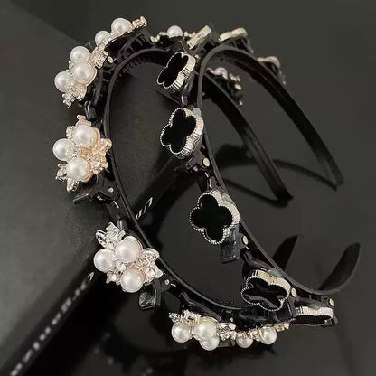 Trendy Braided Hairband 2025 New Women's Bangs Fixing Tool Forehead Hair Organizer Eight-Claw Headband Hair Accessory - image 4