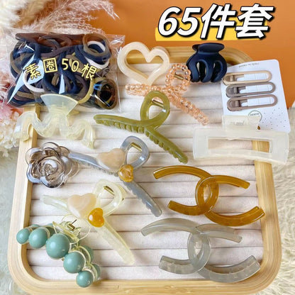 New 2025 Model 67-Piece Set of Hairpins, Hair Accessories, Hairpins, Hairbands, Elegant Hairpins, High Ponytail Hairbands - image 2