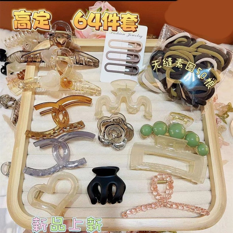 New 2025 Model 67-Piece Set of Hairpins, Hair Accessories, Hairpins, Hairbands, Elegant Hairpins, High Ponytail Hairbands - image 3