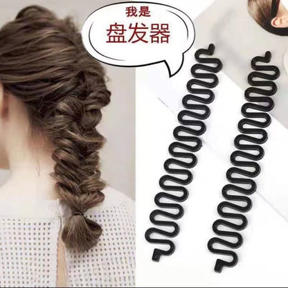 Fishbone Hair Braider, Lazy Hair Braider, Braided Hairdressing Tool, Hair Styling Props, Fashionable Hair Accessories, Simple Headwear - image 1