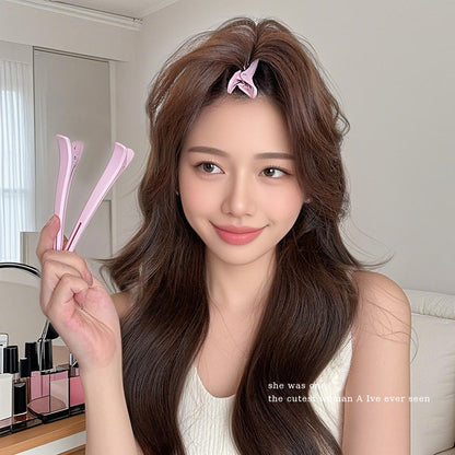 High Crown Hair Root Fixing Fluffy Clip Bangs Positioning Clip Face Washing Makeup Traceless Duckbill Hair Clip for Women - image 2