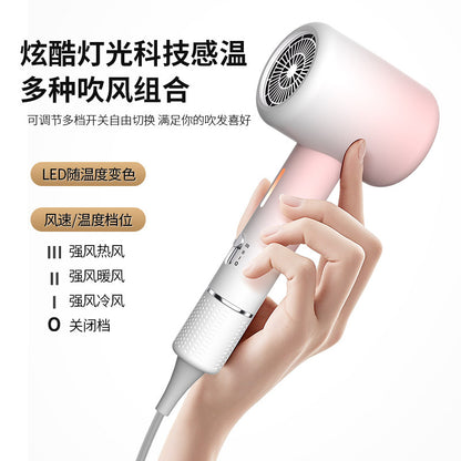 Hair Dryer High-Power Household Portable Hair Care Quick-Drying Hair Dryer Strong Wind Hot and Cold Air Hotel Student Hair Dryer - image 4