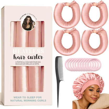 Lazy Curl Styling Tool Large Curl Sleeping Curling Iron Heat-Free No-Heat Sponge Sleeping Hair Styler Hair Damage - image 3