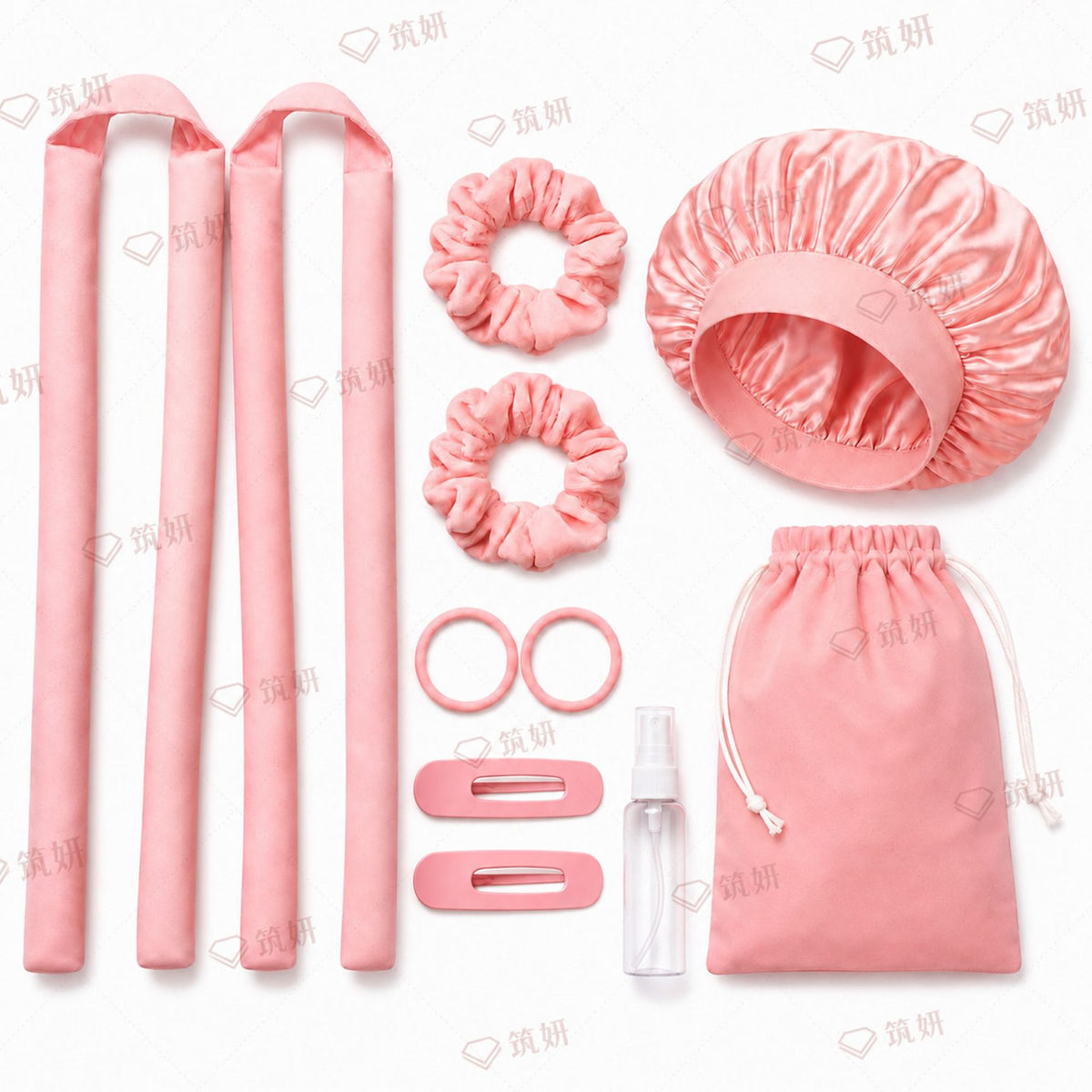 Cross-Border New Style Women's Hair-Free Cotton-Filled Heat-Free Curling Iron Sleep Hair Wavy Soft Curling Iron Lazy Curling Iron - image 5
