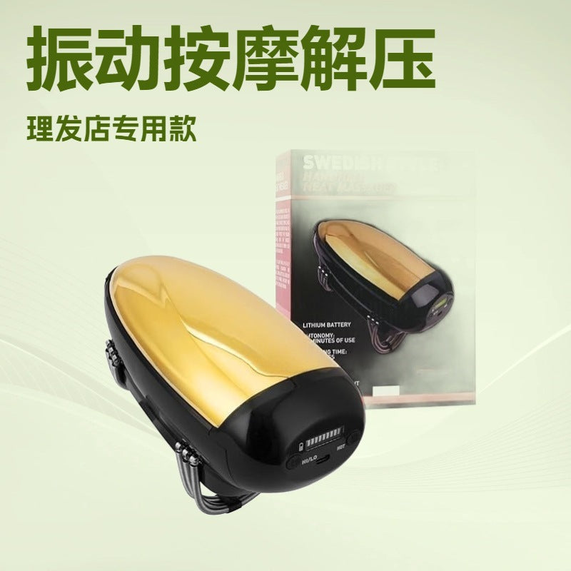 Cross-Border Head Massager, Special Head Therapy for Shaving and Barber Shop, Decompression Handheld Electric Vibrating Scalp Massager - image 1