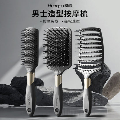 Men's Special Air Cushion Comb for Scalp Massage, Volumizing Hair, and Styling Curly Hair, Small Batch Customization Service - image 1