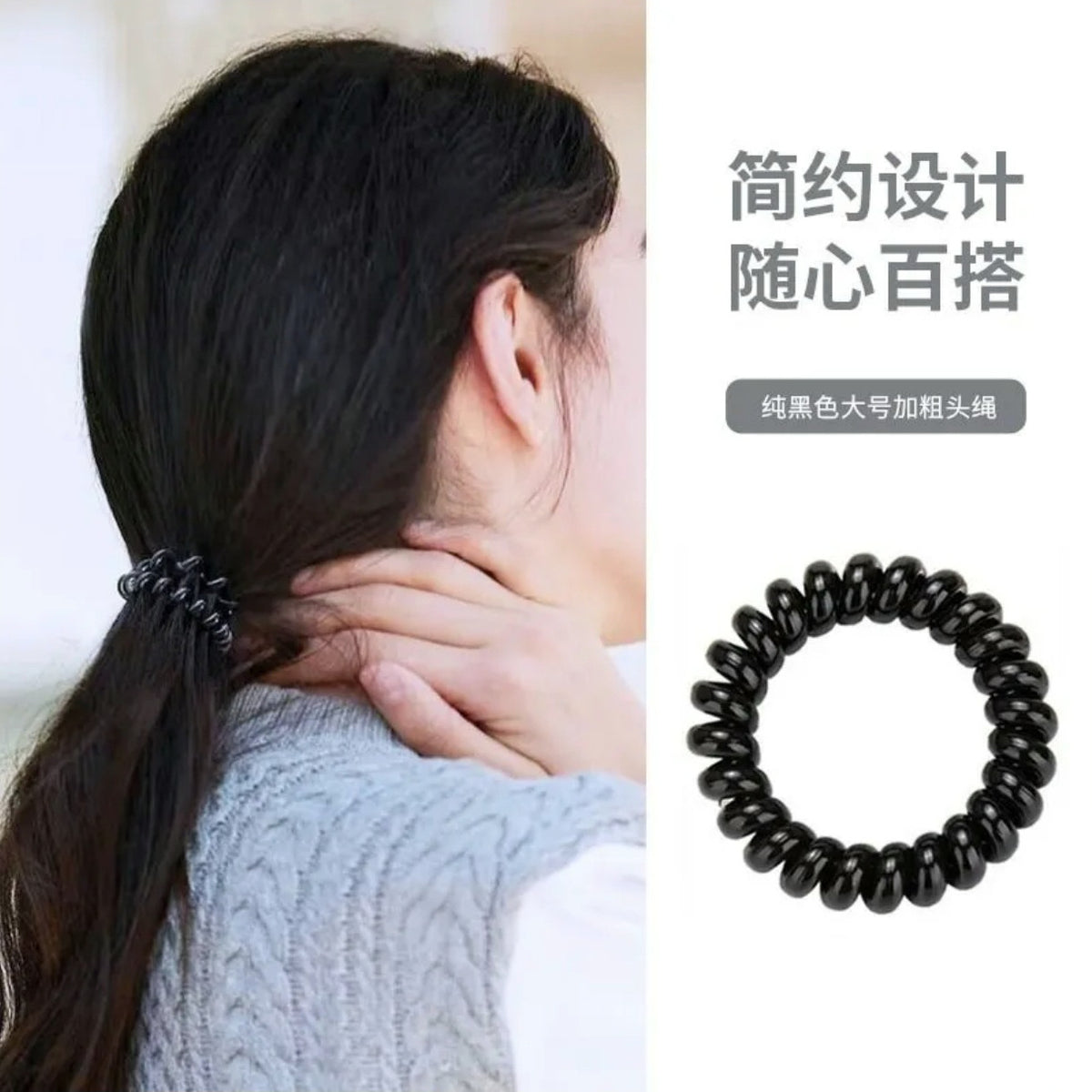 Xn Bulk 2025 New Vertical Clip High-End Hairpin Hair Clip Hair Rope Hair Hoop - image 1