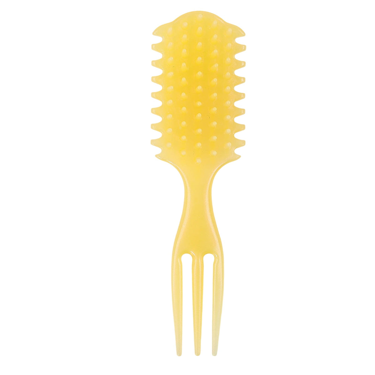 Special Three-Pronged Comb for Curly Hair, Anti-Knot Wide-Tooth Comb, Smooth Hair, Wet and Dry Comb, Scalp Massage Hard-Toothed Hair Comb - image 5