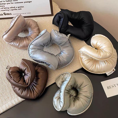 Sleeping Pillow Scrunchie Autumn and Winter New Style Filled Hair Tie Hair Rope Headwear Sleeping Curling Tool Hair Flower Hair Accessory - image 4