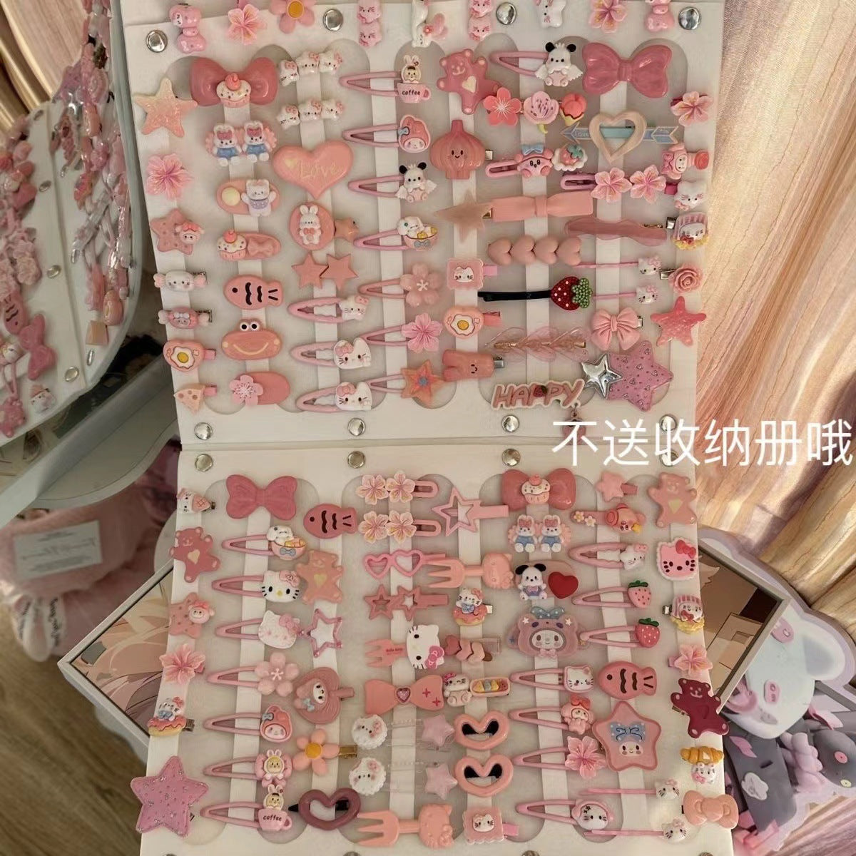 New High-Quality Cartoon Sweet Girl Hair Accessory Set, Princess Hair Clips, Headwear Gift, Cute Hairpins for Stall Setup - image 1