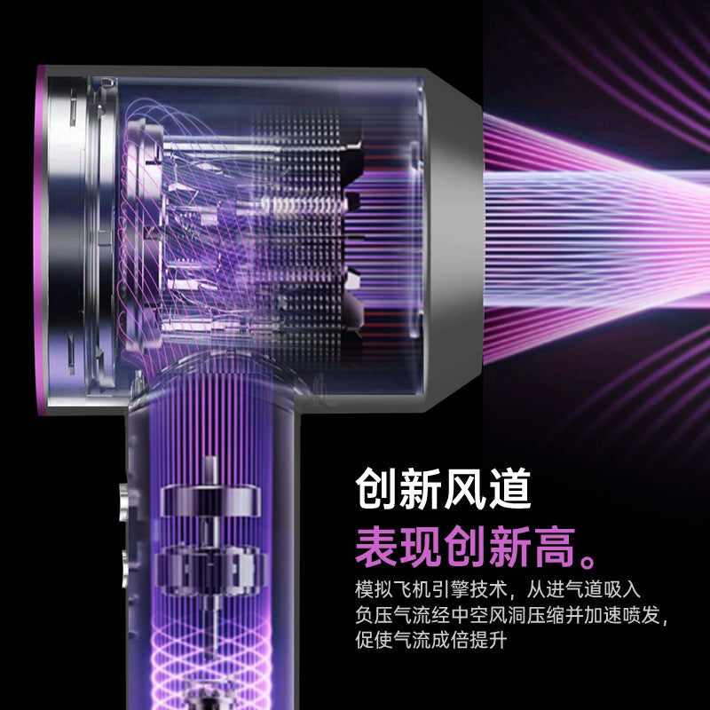 High-Speed Hair Dryer for Hotels, Negative Ion Hair Care, Silent, Quick-Drying, Strong Wind, Bladeless Hair Dryer, Multi-Plug Customization - image 2
