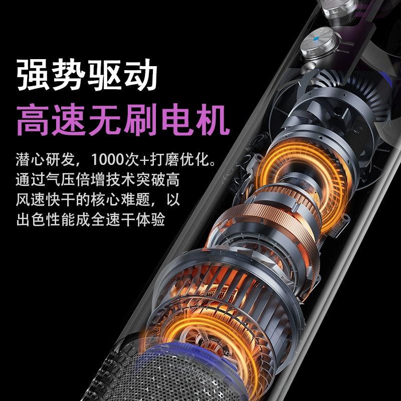 High-Speed Hair Dryer for Hotels, Negative Ion Hair Care, Silent, Quick-Drying, Strong Wind, Bladeless Hair Dryer, Multi-Plug Customization - image 3