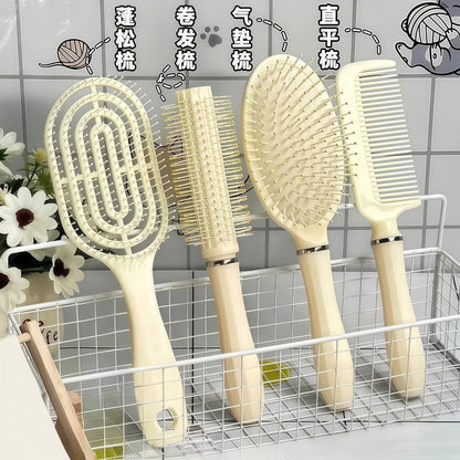Fluffy Air Cushion Comb Long Hair Comb Set Combination Air Bag Straight Hair Comb Student Dormitory Female Home Curly Hair Massage Comb - image 1