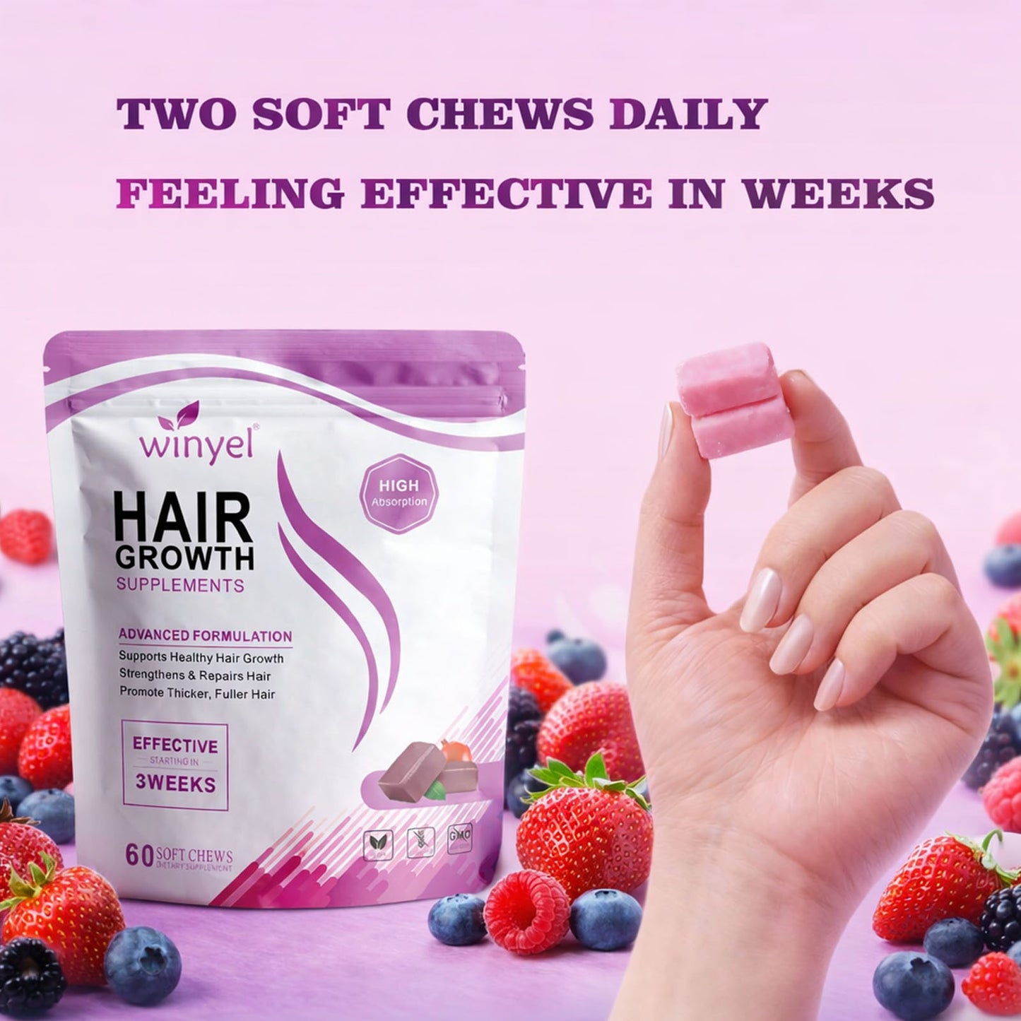 Hair Growth Soft Chewables