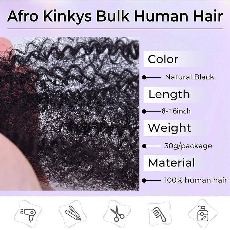 Human Hair Dreadlock Puff Wig